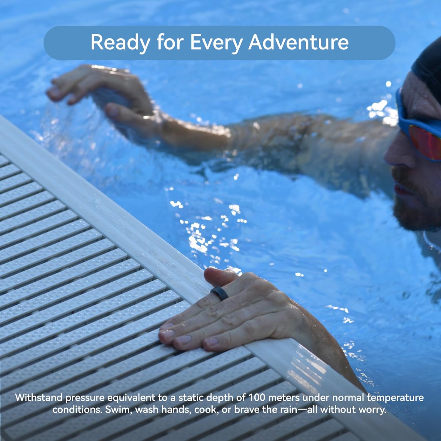 RingConn Gen 2 Smart Ring, No App Subscription, 12-Day Battery Life, Stress/Heart Rate/Women's Health Tracker, Android & iOS Compatible (Silver, Size 14)